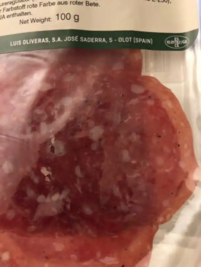 Naturhalal ingredients label