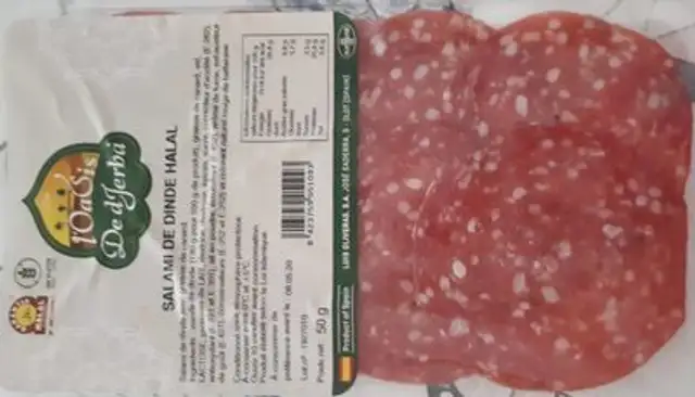 Salami de dinde halal