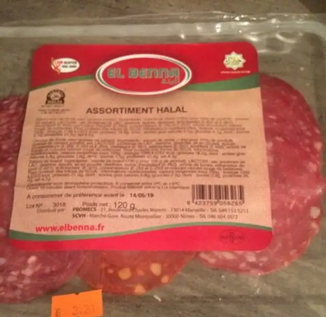 Assortiment charcuterie hallal