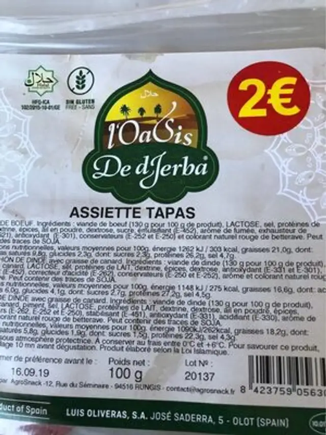 Assiette tapas
