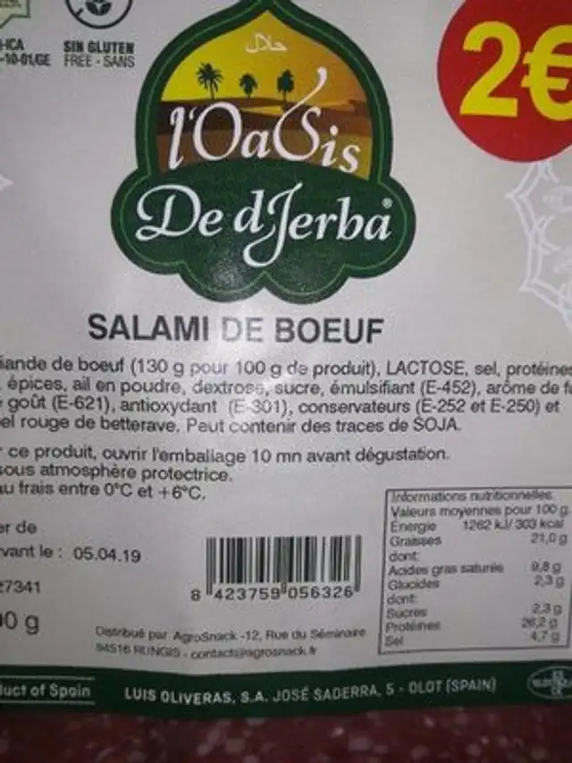 Salami de boeuf