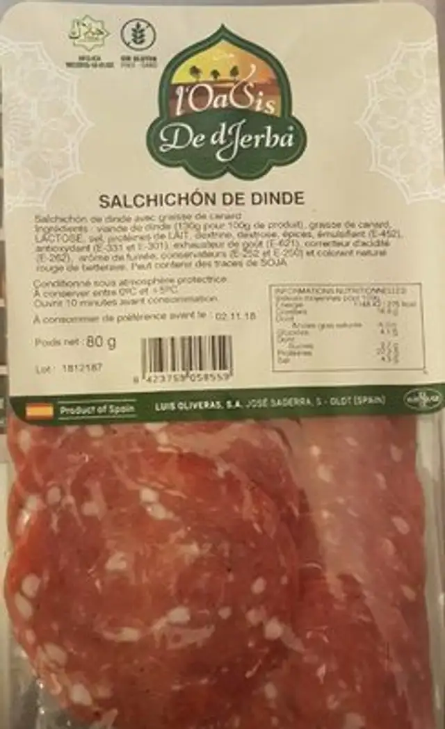 Salchichon de dinde