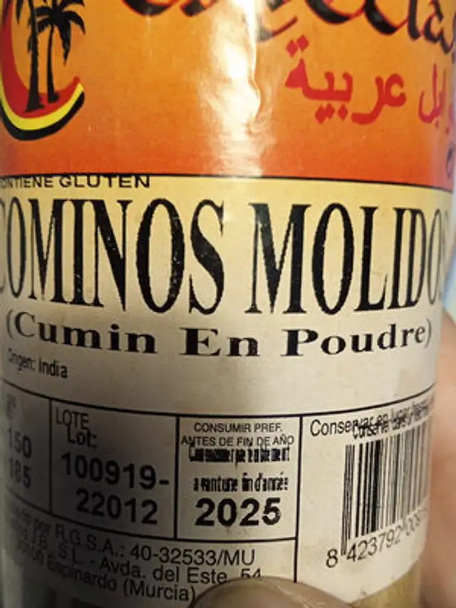Colo ingredients label