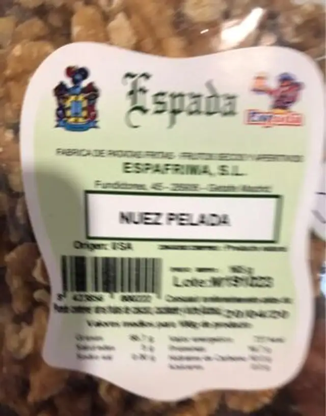 Nuez pelada