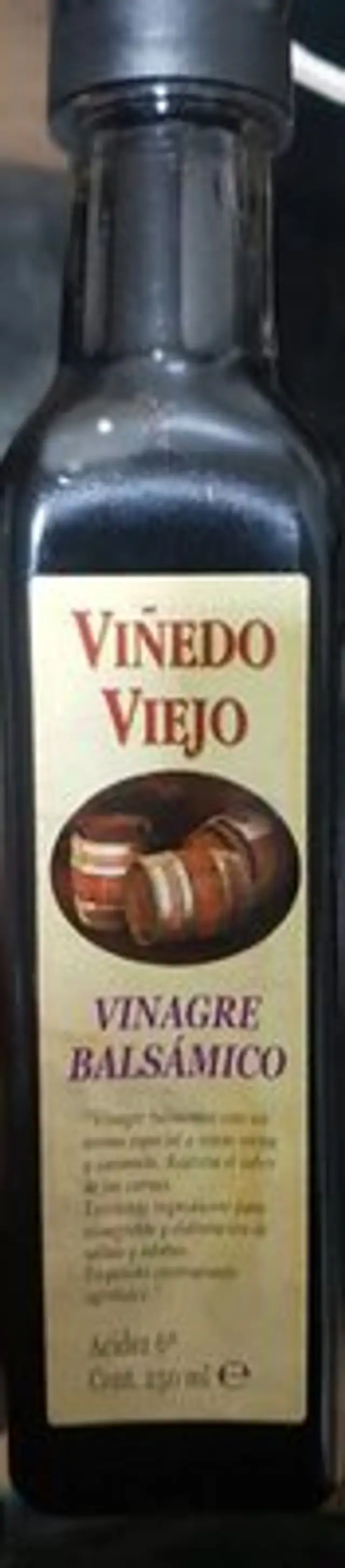 Vinagre malsámico nutrition facts table