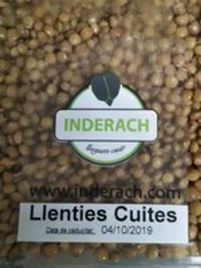 Llenties cuites Inderach