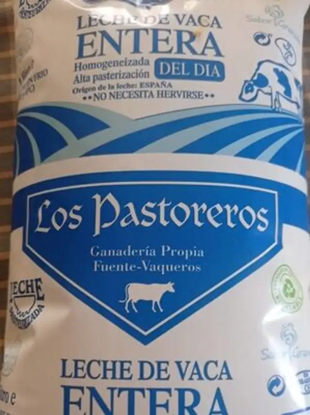 Leche de vaca entera