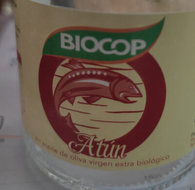 Atún aceite de oliva virgen extra ecológico front packaging