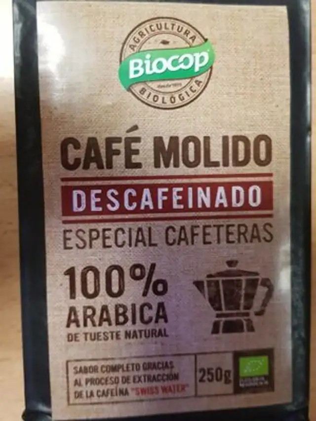 Café molido descafeinado