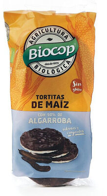 Tortitas de maiz con algarroba