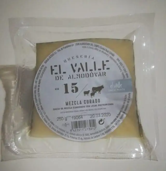 Queso mezcla curado