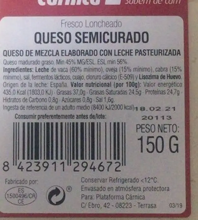 queso semicurado