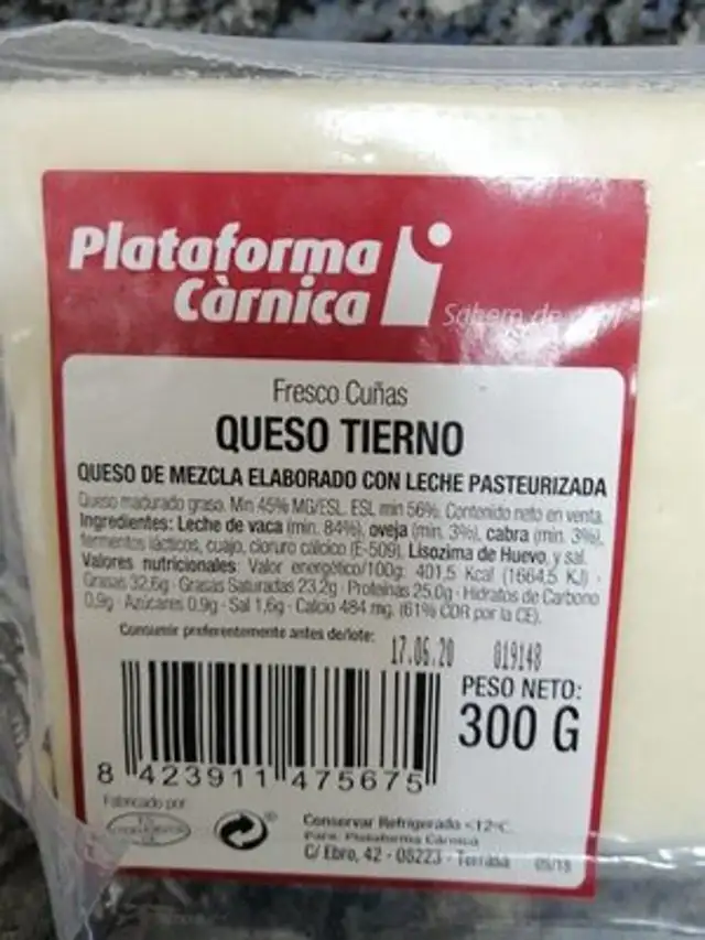Queso Tierno