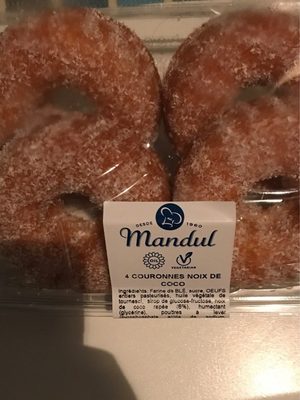 Couronnes noix de coco front packaging