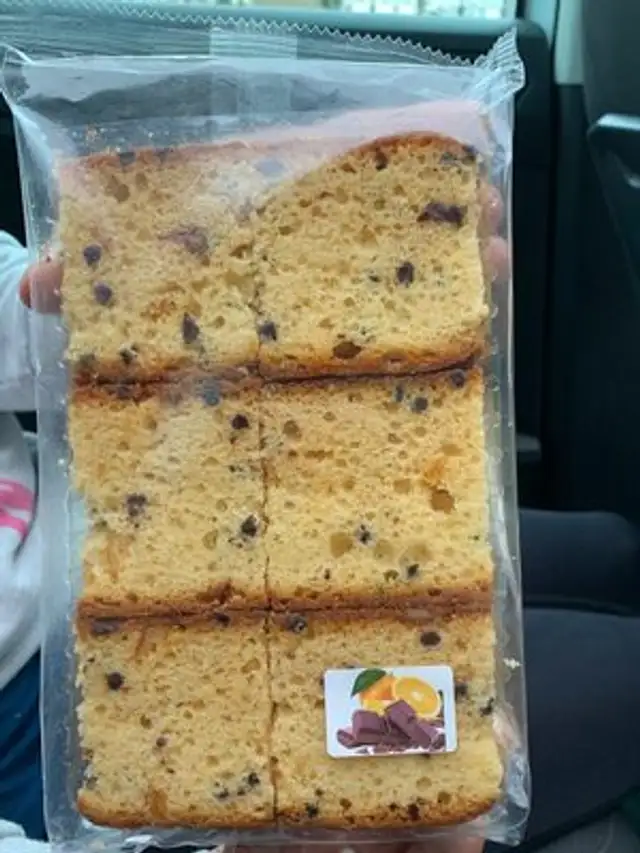Bizcocho chocolate negro y naranja