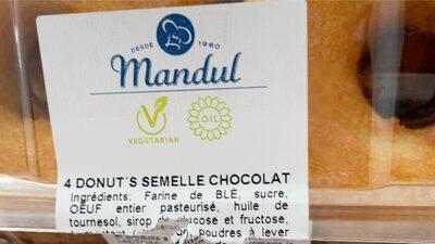 Donut semelle chocolat