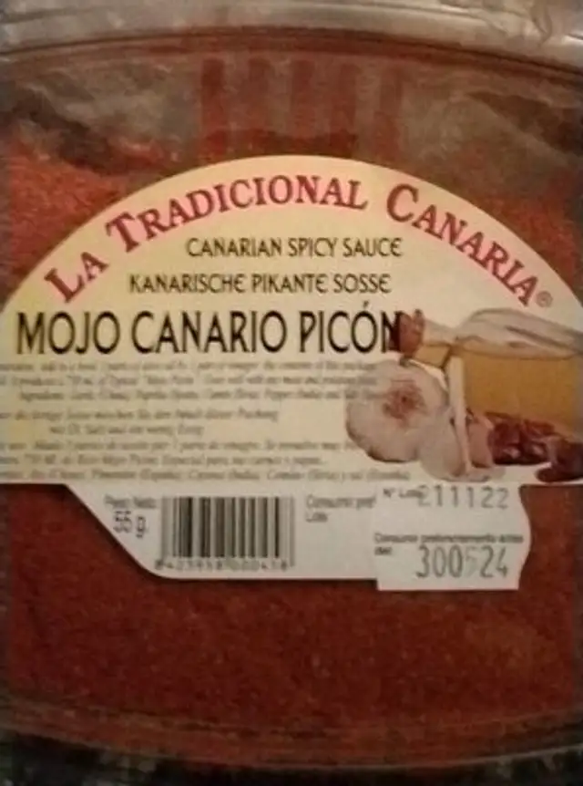 Mojo canario picón