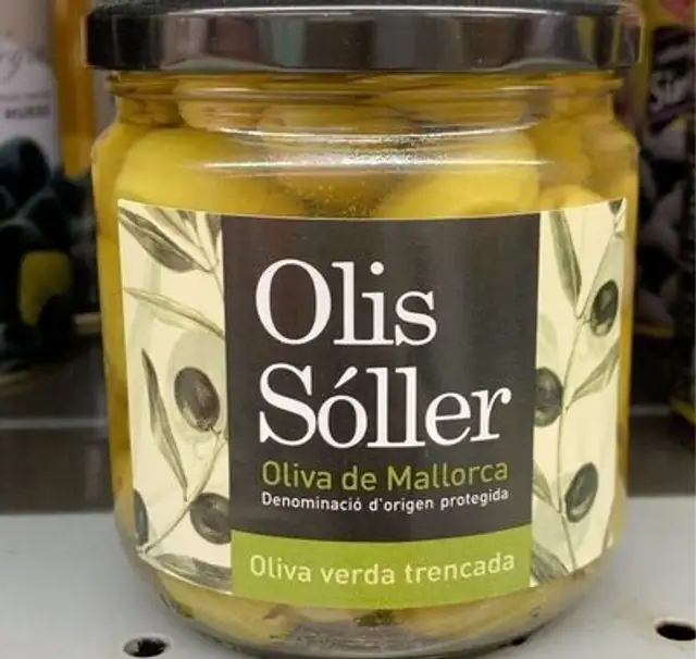 Oliva verda trencada