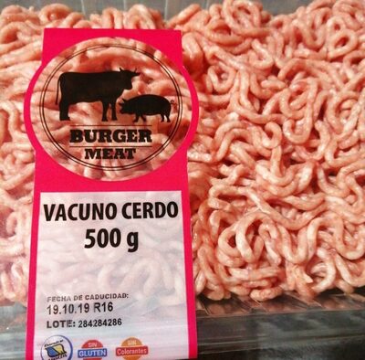 Burger meat vacuno cerdo