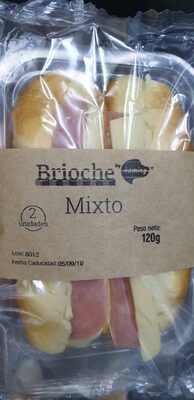 Brioche mixto front packaging