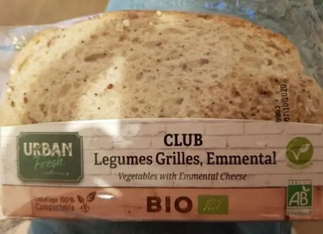 Club légumes grillés emmental