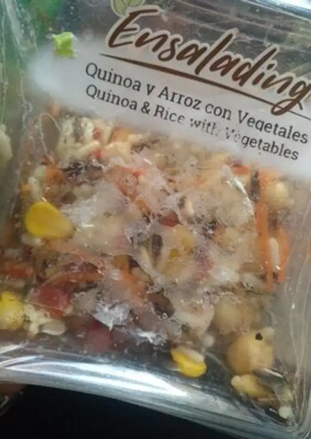 Ensalading Quinoa y arroz con vegetales