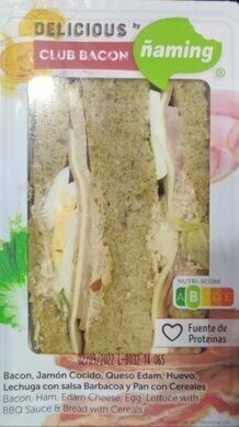 Sandwich Club Bacon front packaging