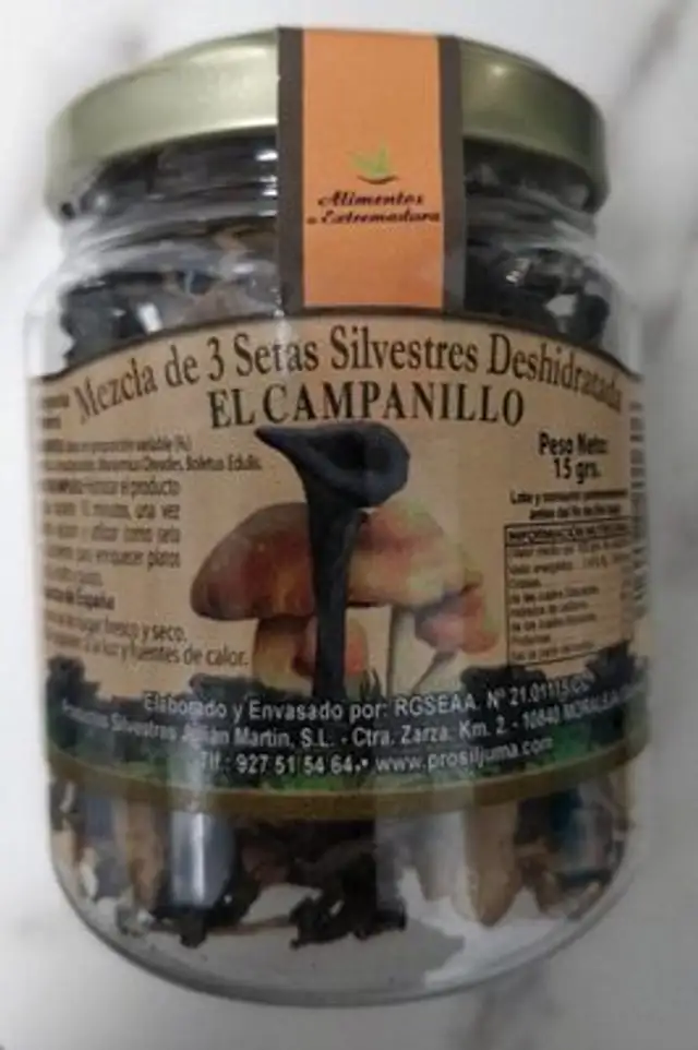 Mezcla 3 setas silvestres deshidratadas