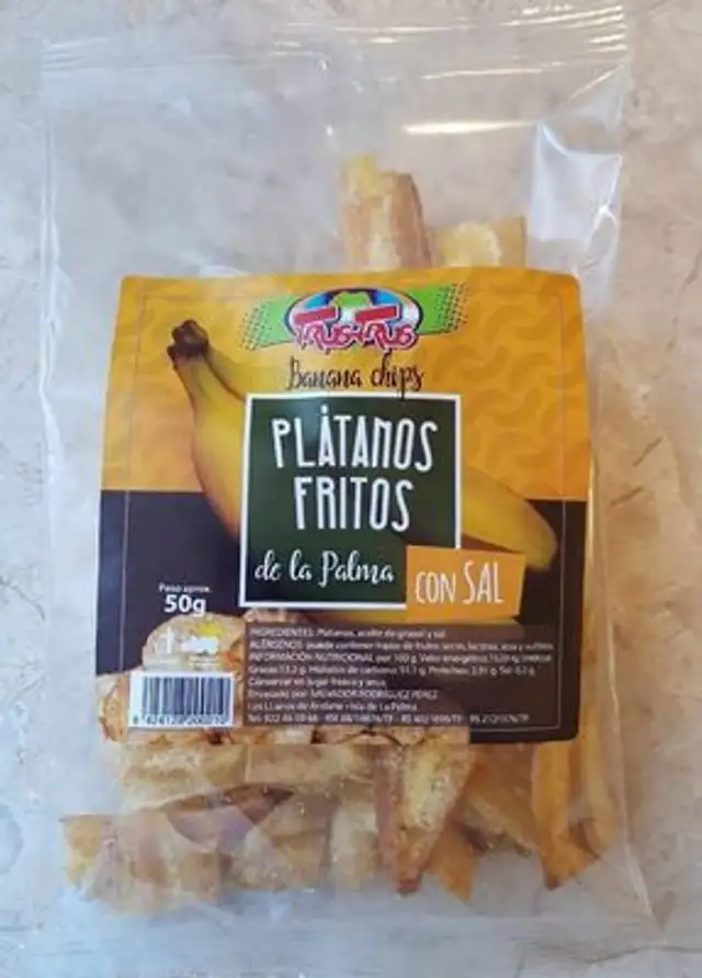 Plátanos Fritos de La Palma con Sal