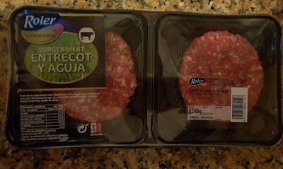 Burger meat entrecot y aguja