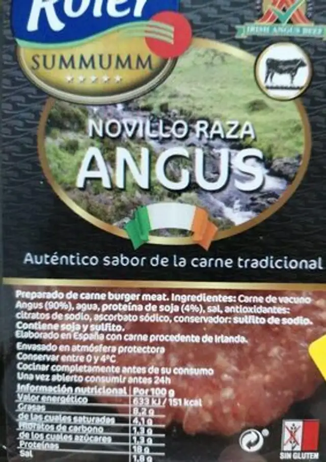 Burger meet de vacuno angus