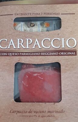 Carpaccio con queso