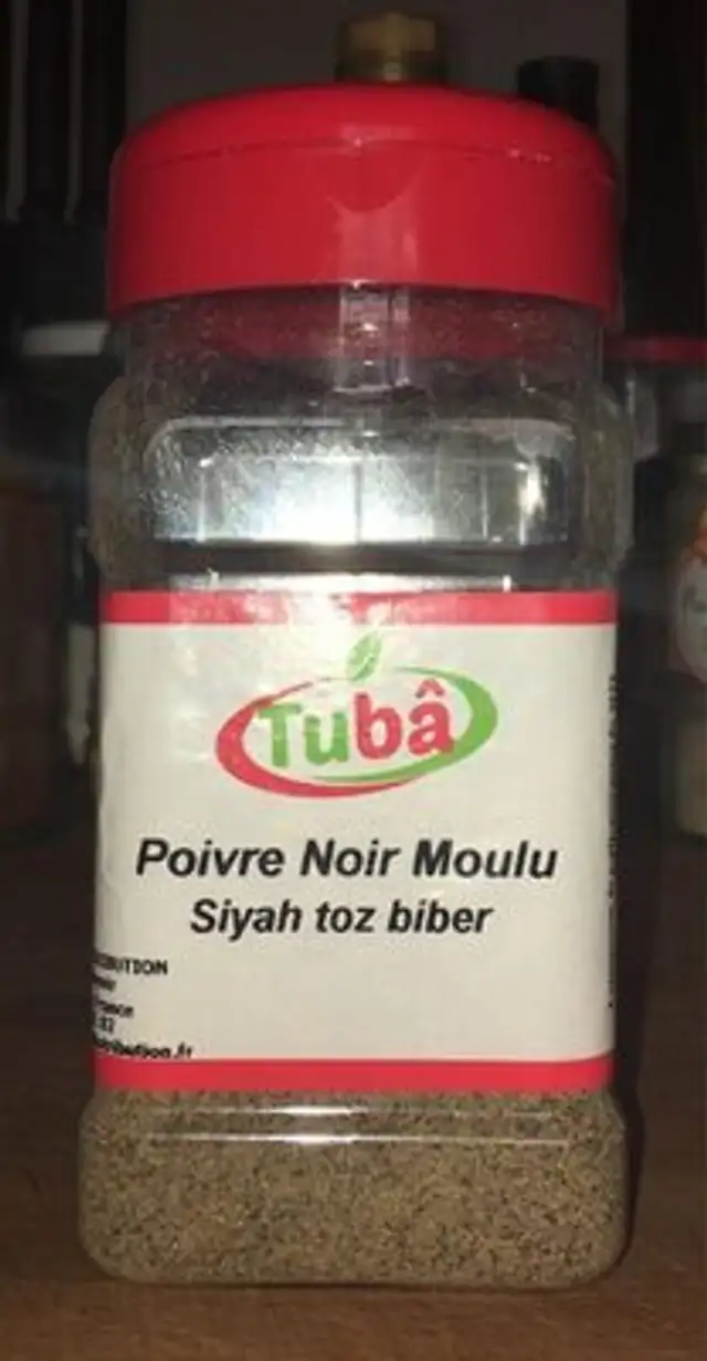 Poivre noir moulu