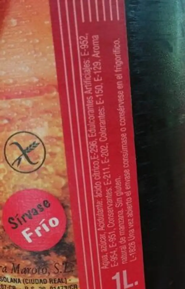 Mosto nutrition facts table