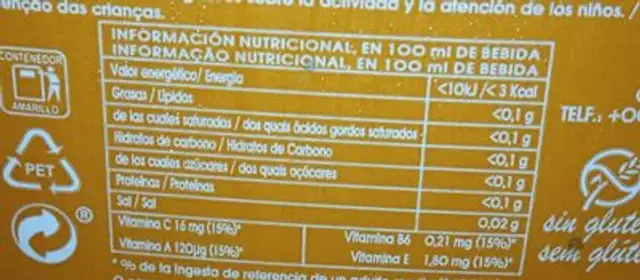 Lux light nutrition facts table