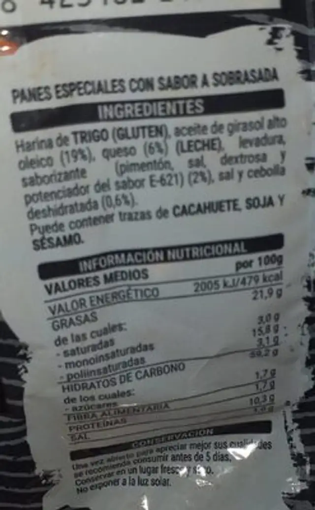 Sobre adrenalyn xl nutrition facts table
