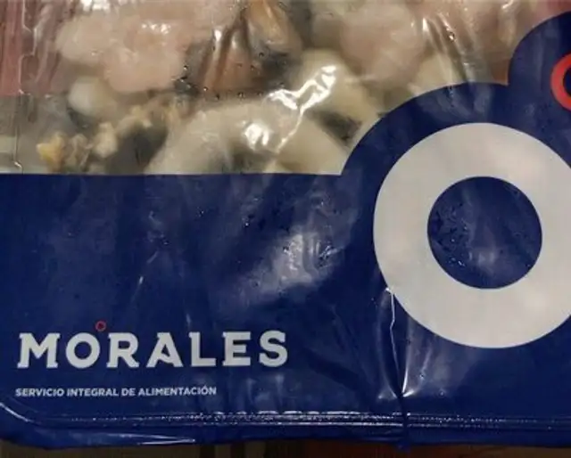 Sopa de marisco congelada