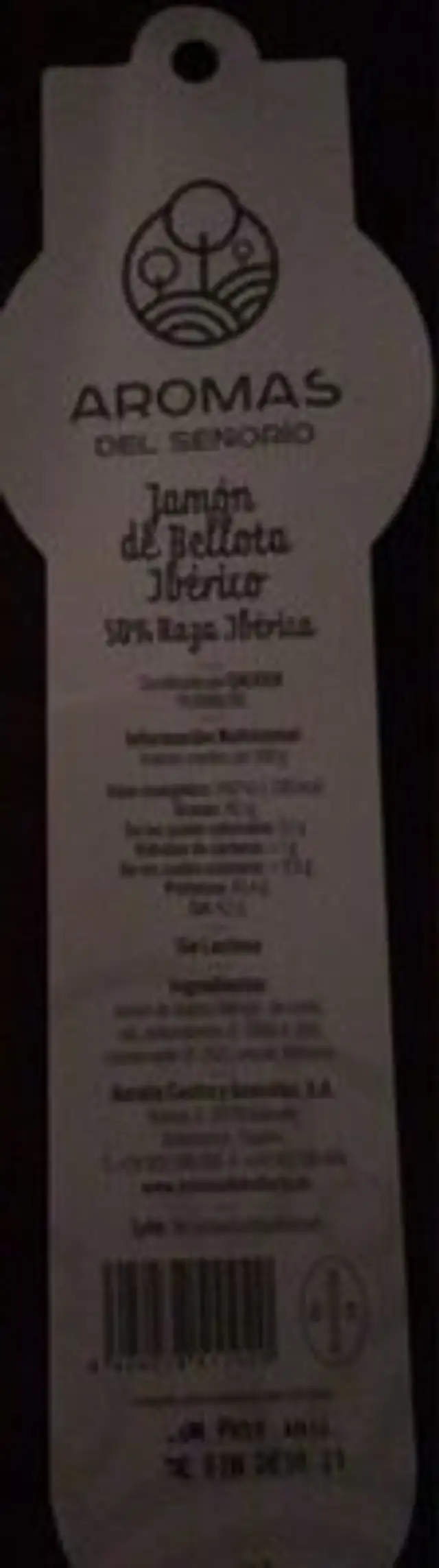 Jamon de bellota iberico 50% raza iberica
