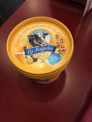 Helado Vainilla con Nueces de Macadamia