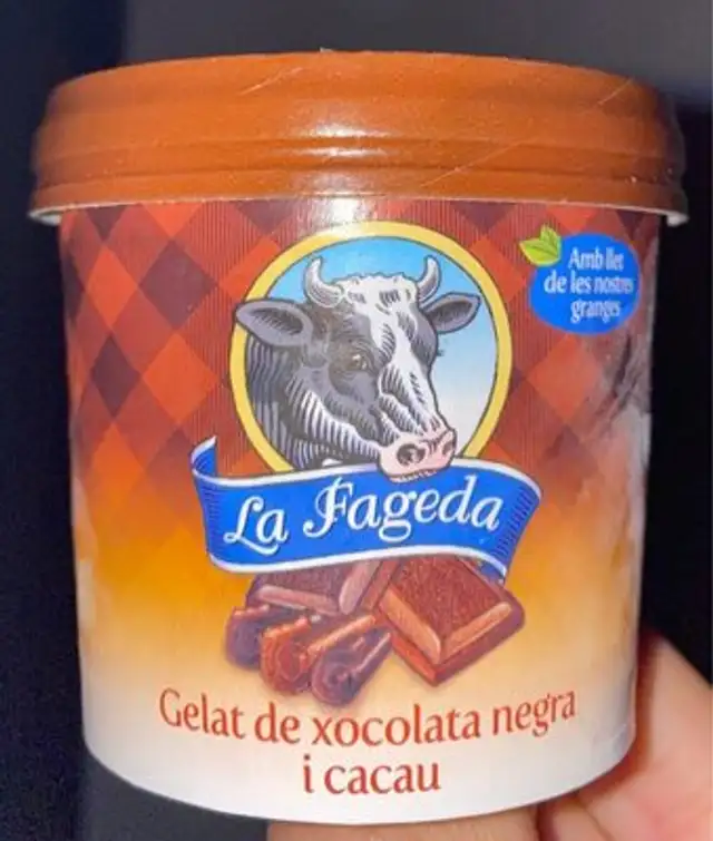 Helado chocolate