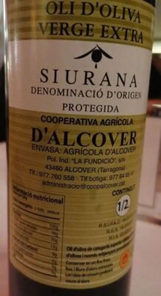 Aceite de oliva virgen extra