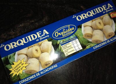 Corazones de alcachofa front packaging