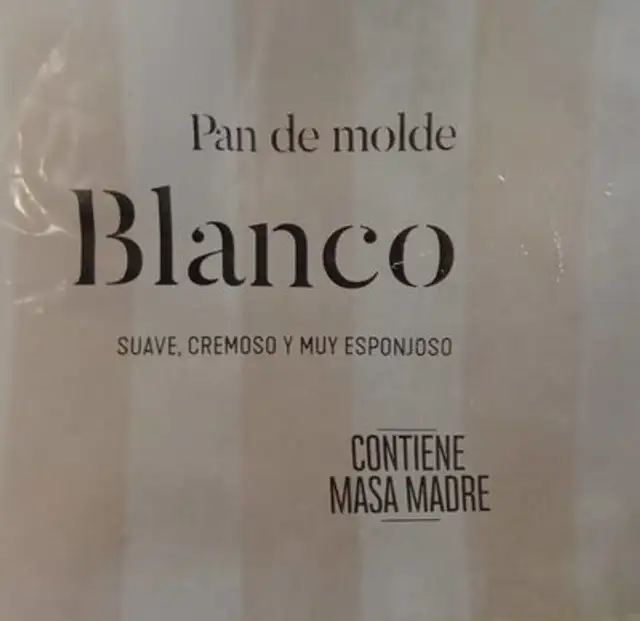 Pan de molde blanco
