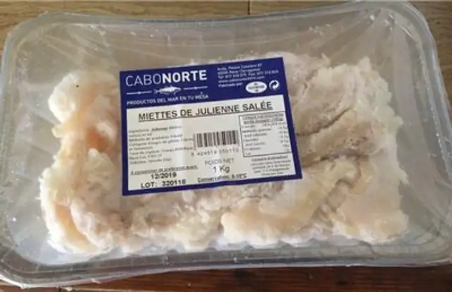 Miettes de julienne salée