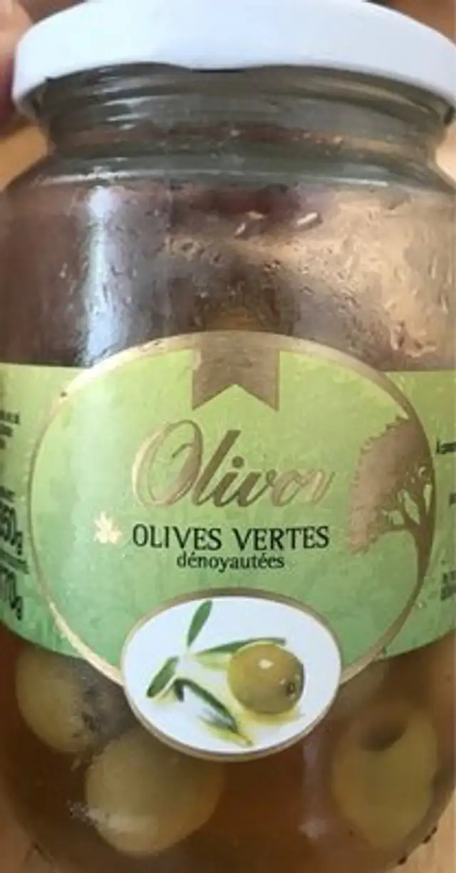 Olives vertes dénoyautées