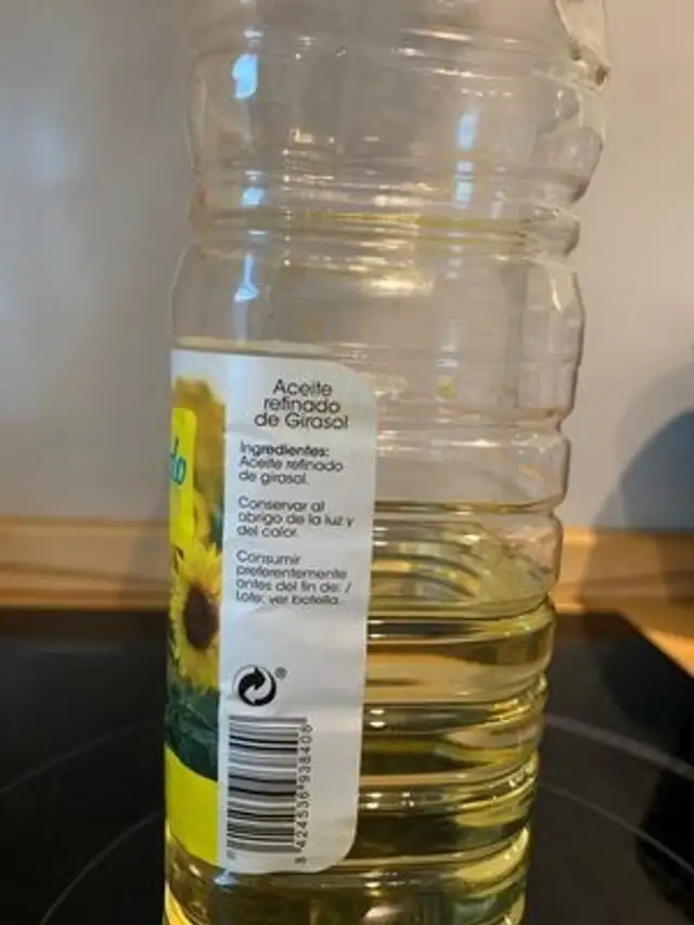 Aceite de Girasol ingredients label