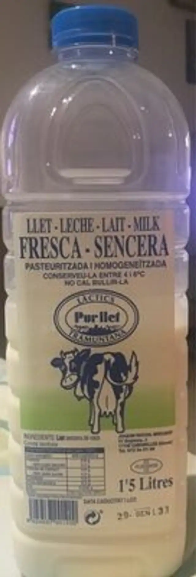 Llet fresca-Sencera