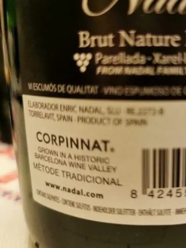 Unknown ingredients label