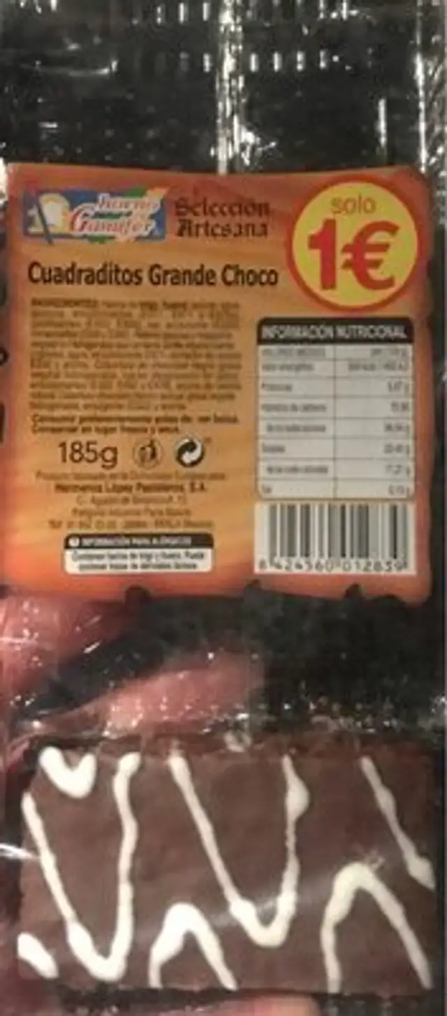 Cuadraditos Grande Choco