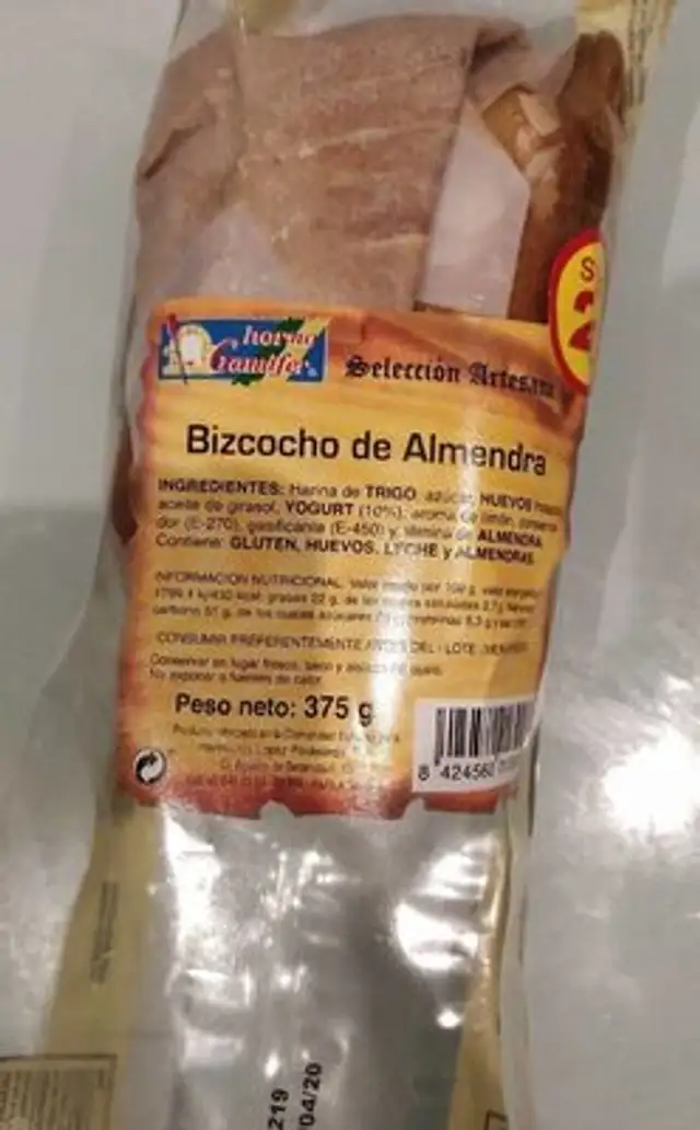 Bizcocho de almendra